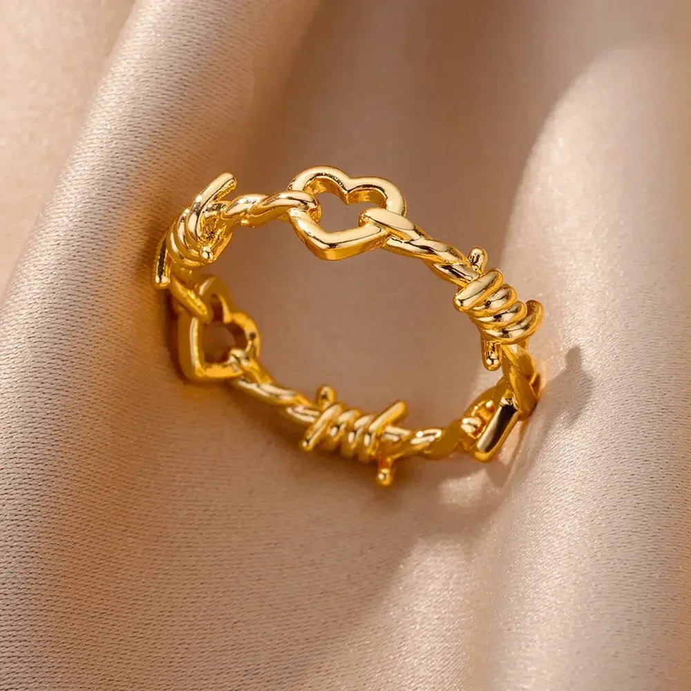 Stainless Steel Rings Aesthetic - Piña Colada