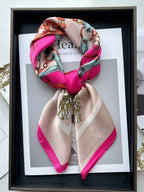Silk Square Scarf Spring - Piña Colada