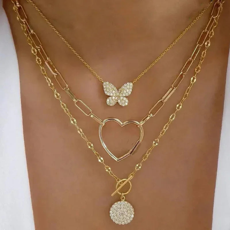 Bohemia Multilayer Necklaces - Piña Colada