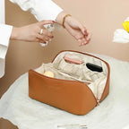 Cosmetic Bag – Waterproof Travel Organizer with Zipper - Piña Colada