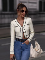Brandy Stripe Knit Crop Top – Streetwear Style - Piña Colada