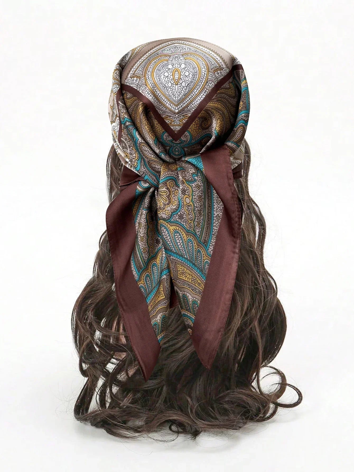 Silk Square Scarf Spring - Piña Colada