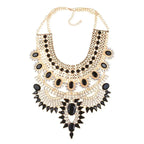 Large Collar Bohemian Vintage - Piña Colada