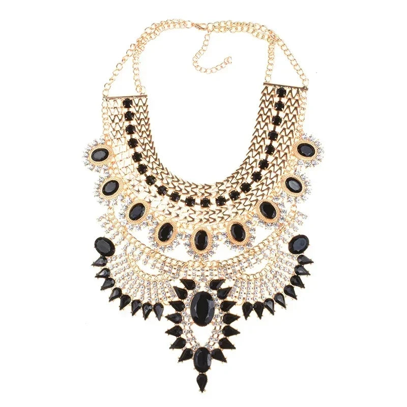 Large Collar Bohemian Vintage - Piña Colada