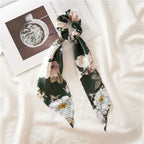 Print Bow Satin Long Ribbon - Piña Colada