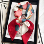Silk Square Scarf Spring - Piña Colada