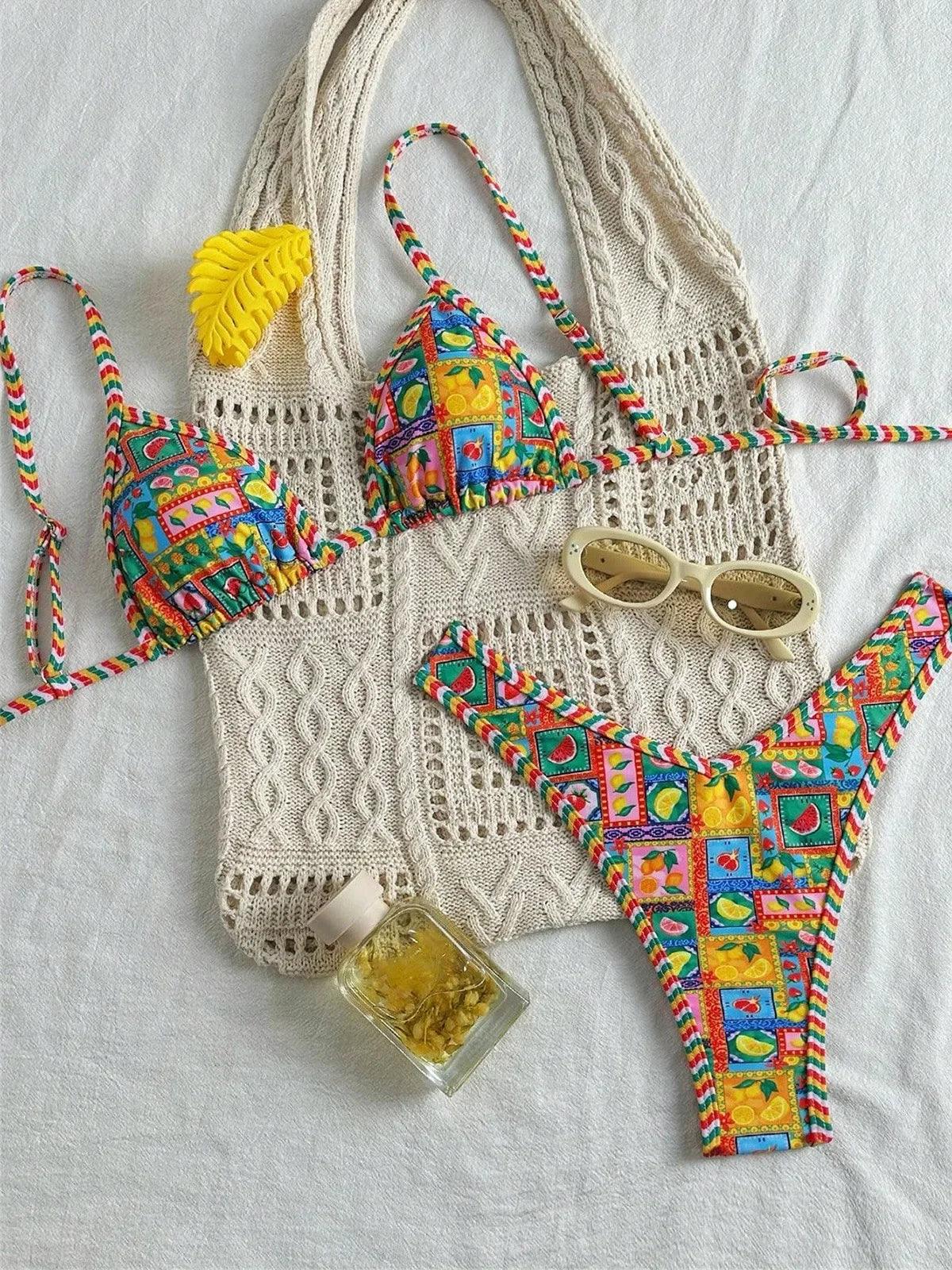 Summer Swimwear Bikinis Set Sexy - Piña Colada