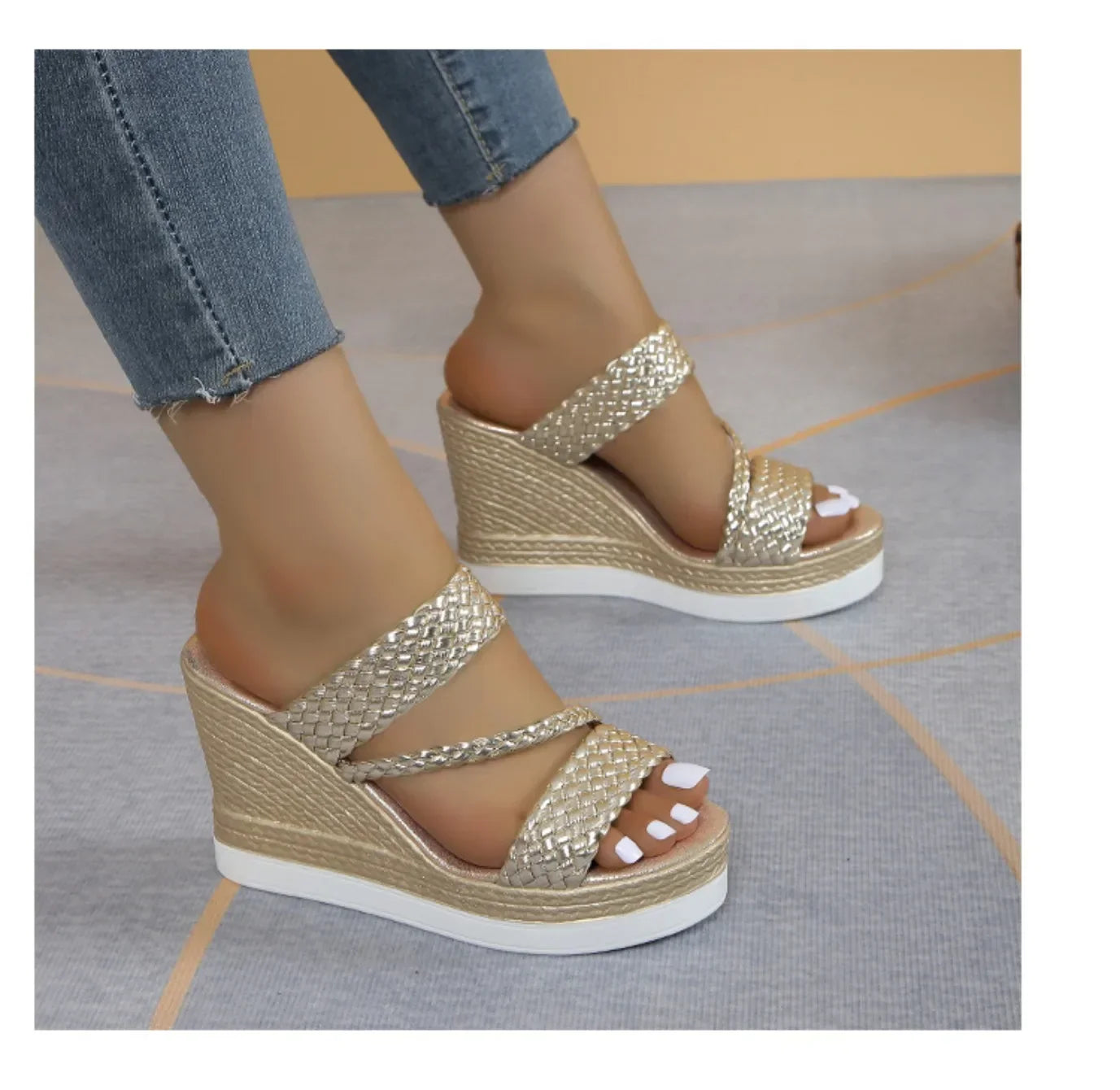 Women Sandals Comfortable Wedges Casual - Piña Colada