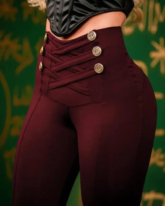 High Waist Lifting Leggings - Piña Colada