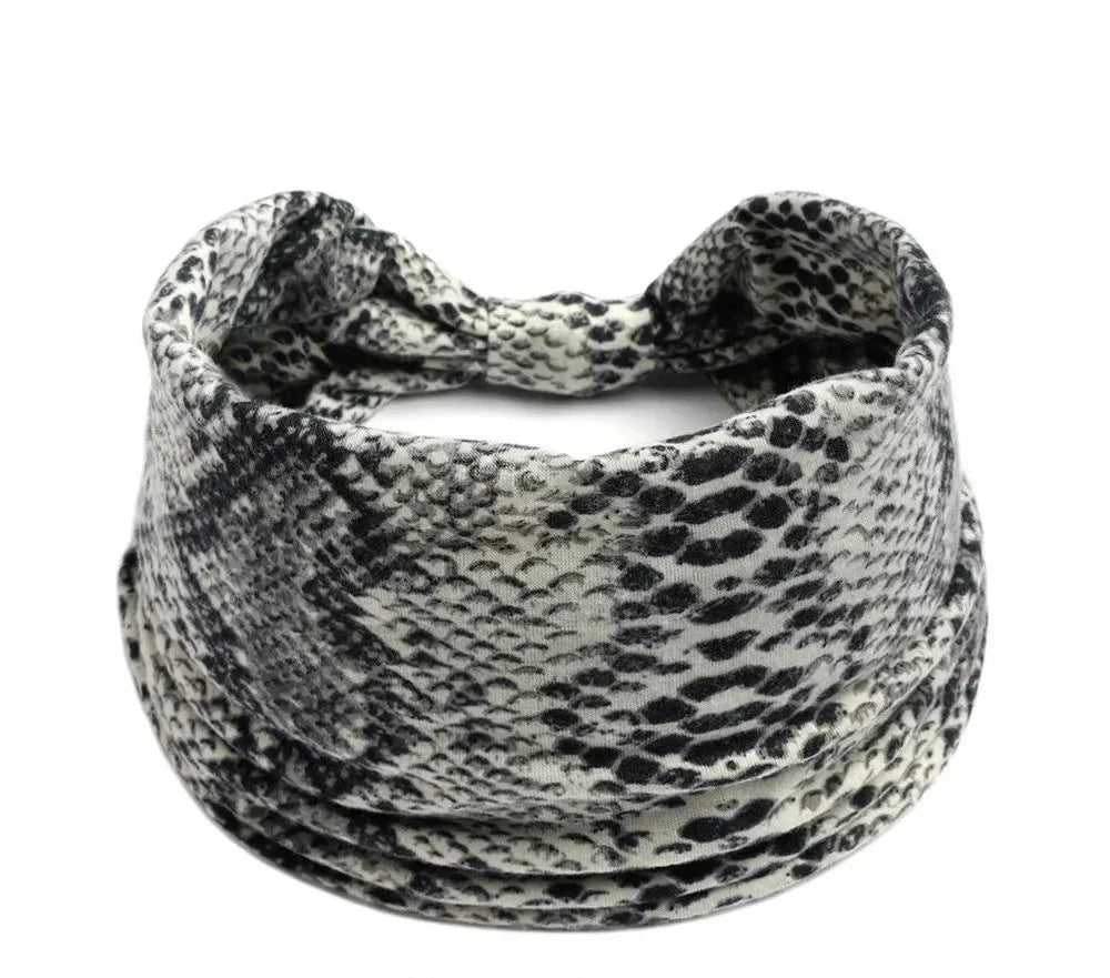 Leopard Print Headbands - Piña Colada