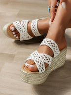 Thick Sole Slides Platform - Piña Colada