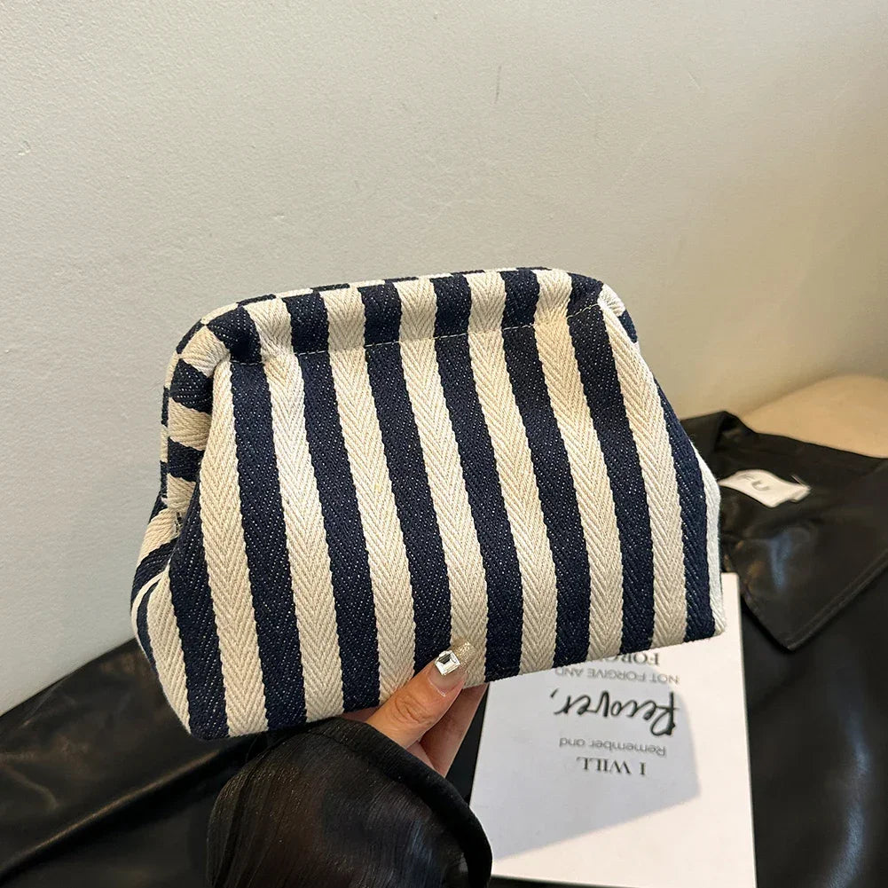 Clutch Bag Striped Color - Piña Colada