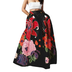 Long Skirt Large Swing High Waist - Piña Colada