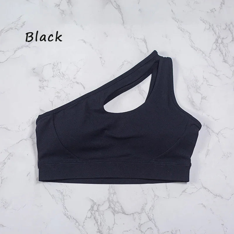One Shoulder Sports Bras