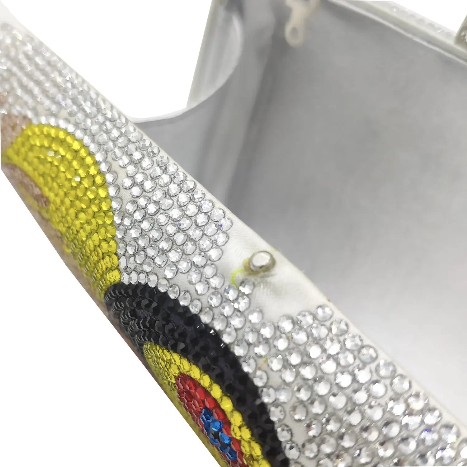 Novelty Toucan Bird Women Crystal Evening Bags Rhinestones - Piña Colada