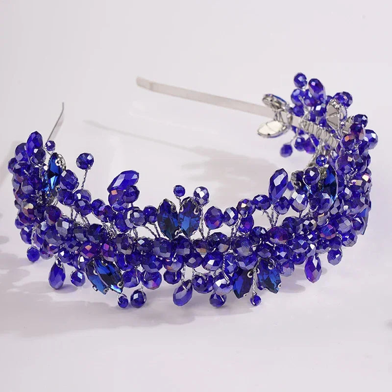 Handmade Rhinestones Tiaras - Piña Colada