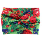 Printed Wide Elastic Headband - Piña Colada
