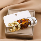 6Pcs/Set Classic Earrings - Piña Colada