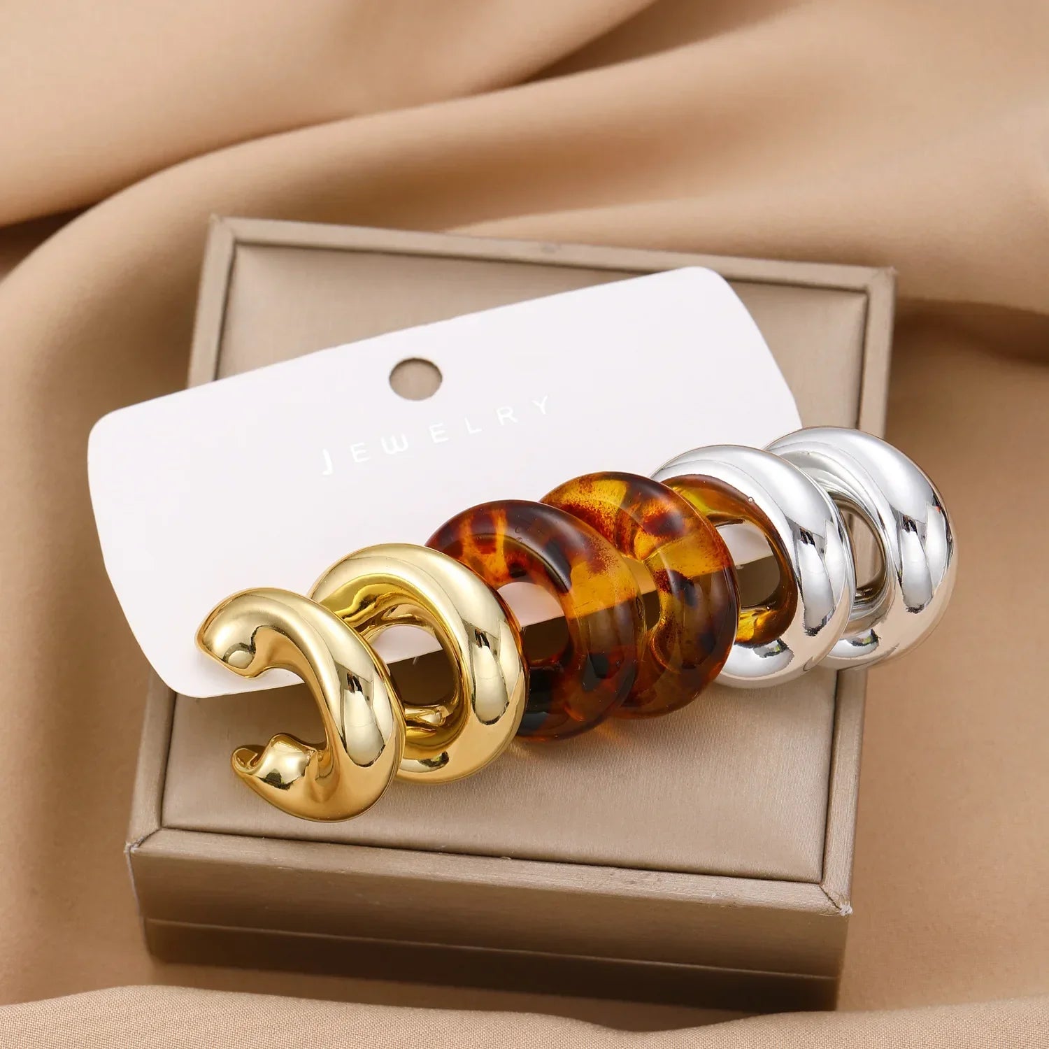 6Pcs/Set Classic Earrings - Piña Colada