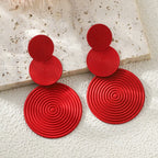 Dangle Earrings Trio Circle - Piña Colada