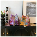 New Artistic Shoulder Bag Women Fashionable Sequins Crossbody - Piña Colada