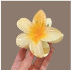 Gradient Hair Clips Women Flower - Piña Colada