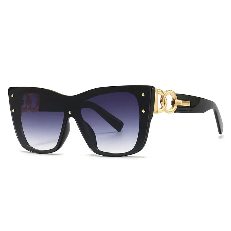 Big Frame Cat Eye Sunglasses - Piña Colada
