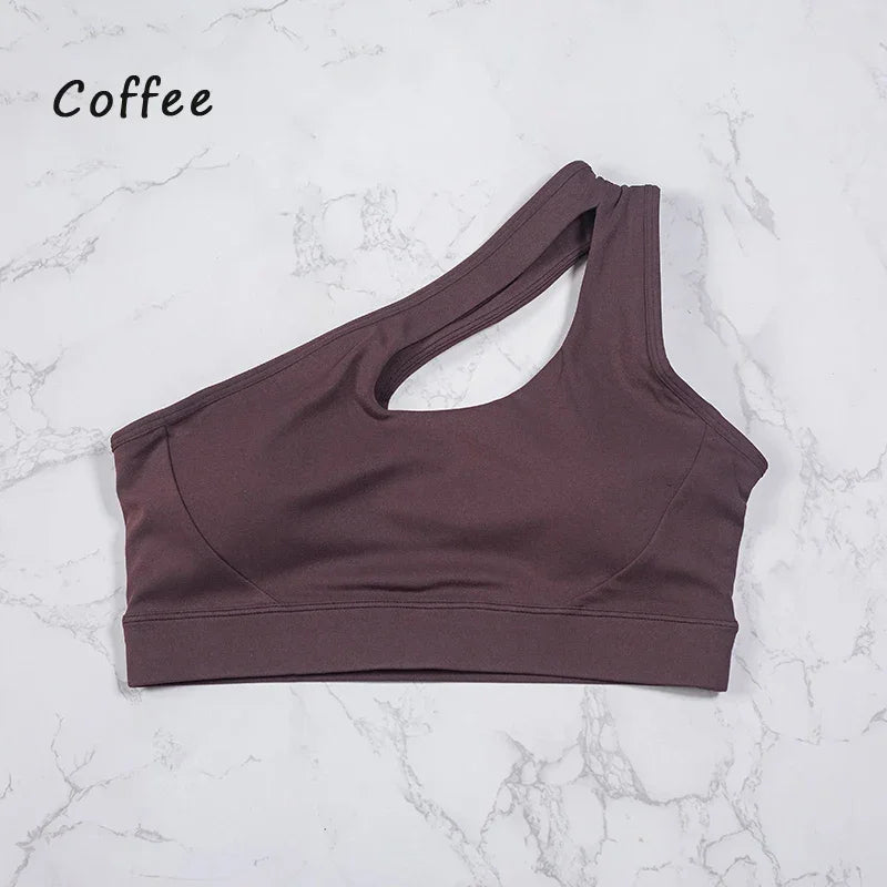 One Shoulder Sports Bras