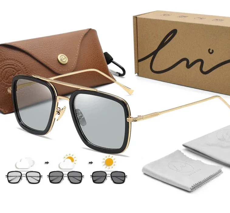 Square Sunglasses Polarized - Piña Colada