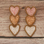 Love Beaded Earrings - Piña Colada