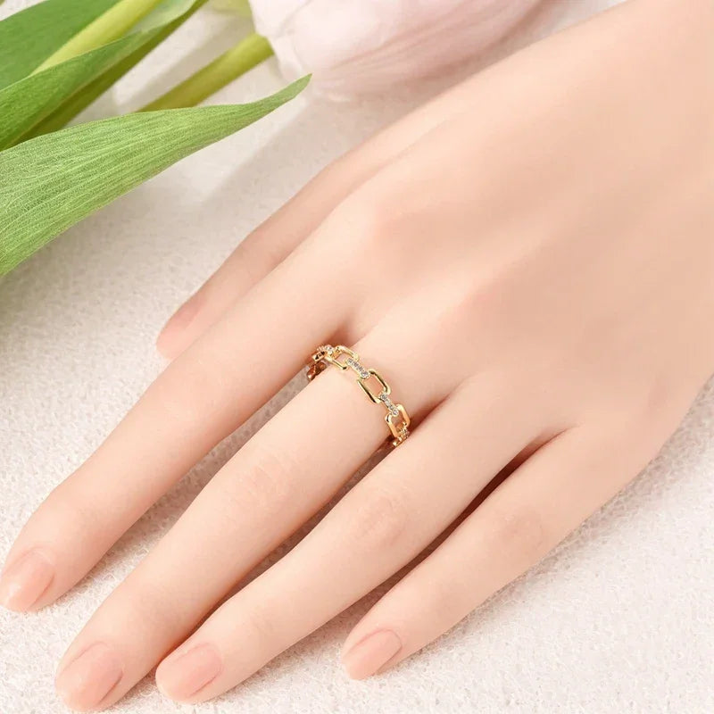 925 Sterling Ring Gold - Piña Colada
