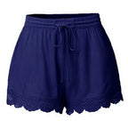 Lace Loose Shorts - Piña Colada
