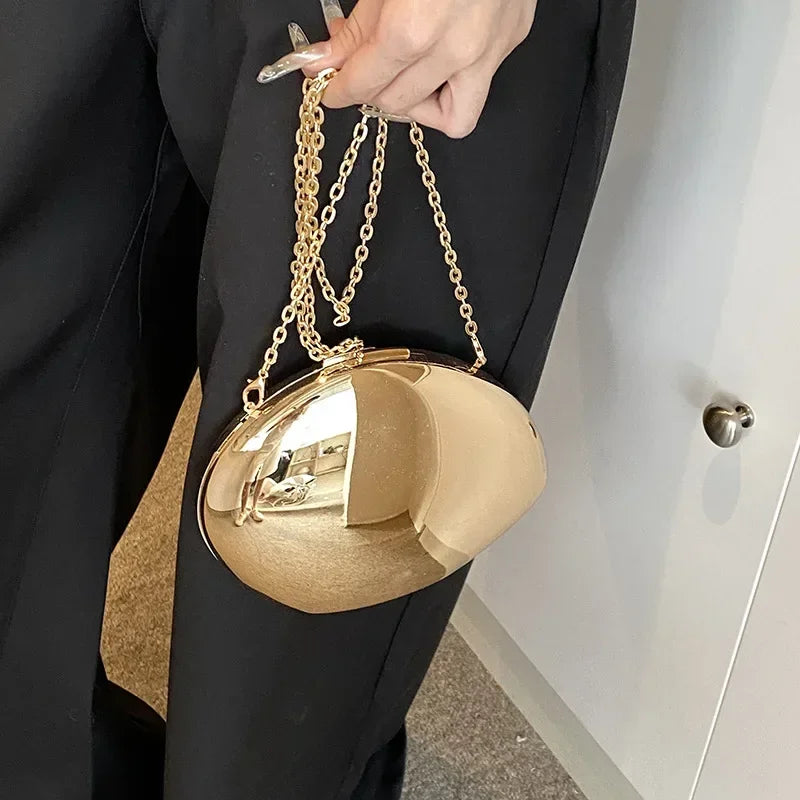 Shell Shape Clutch Bag - Piña Colada