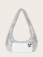 Metallic Sequin Boho Bag - Piña Colada