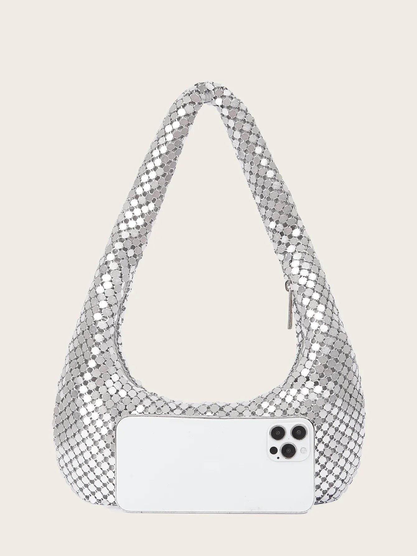 Metallic Sequin Boho Bag - Piña Colada