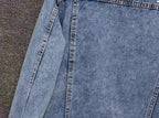 Pearl Beaded Denim Jacket - Piña Colada