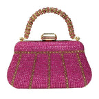 CLUTCH GLITTER BAG FOR EVENING - Piña Colada
