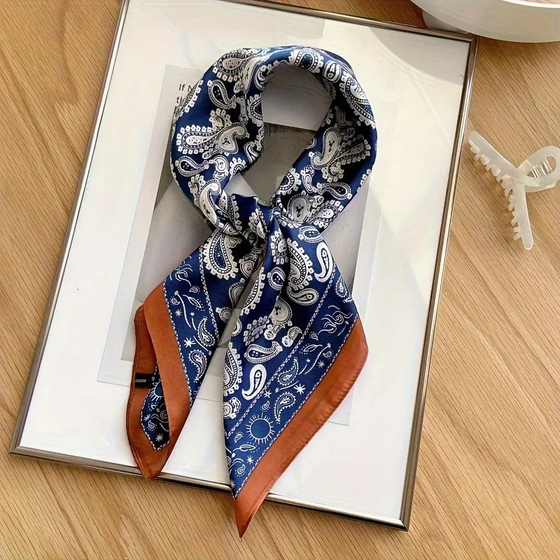 Square Scarf Silk Thin - Piña Colada