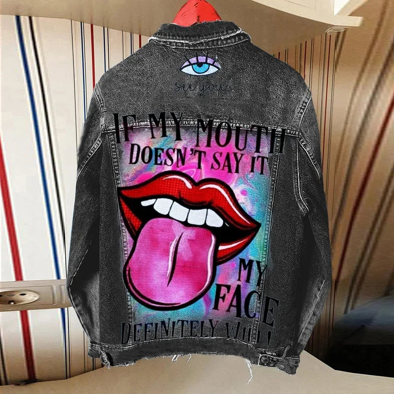 Denim Jacket Girl - Piña Colada