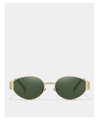 UV400 Sun Glasses Alloy Oval Eyewear - Piña Colada