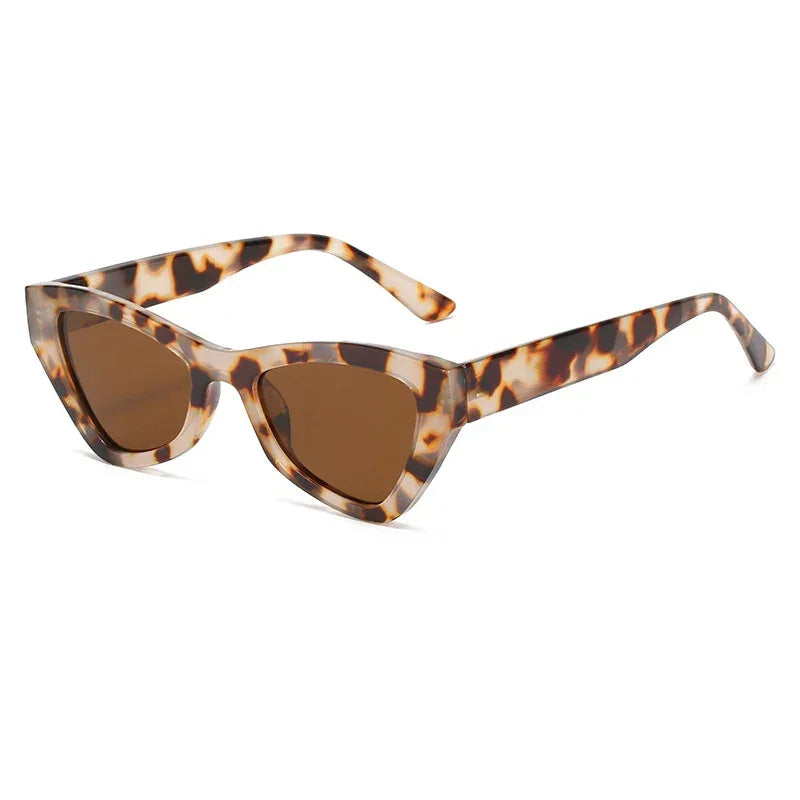 Retro Cat Eye Sunglasses - Piña Colada