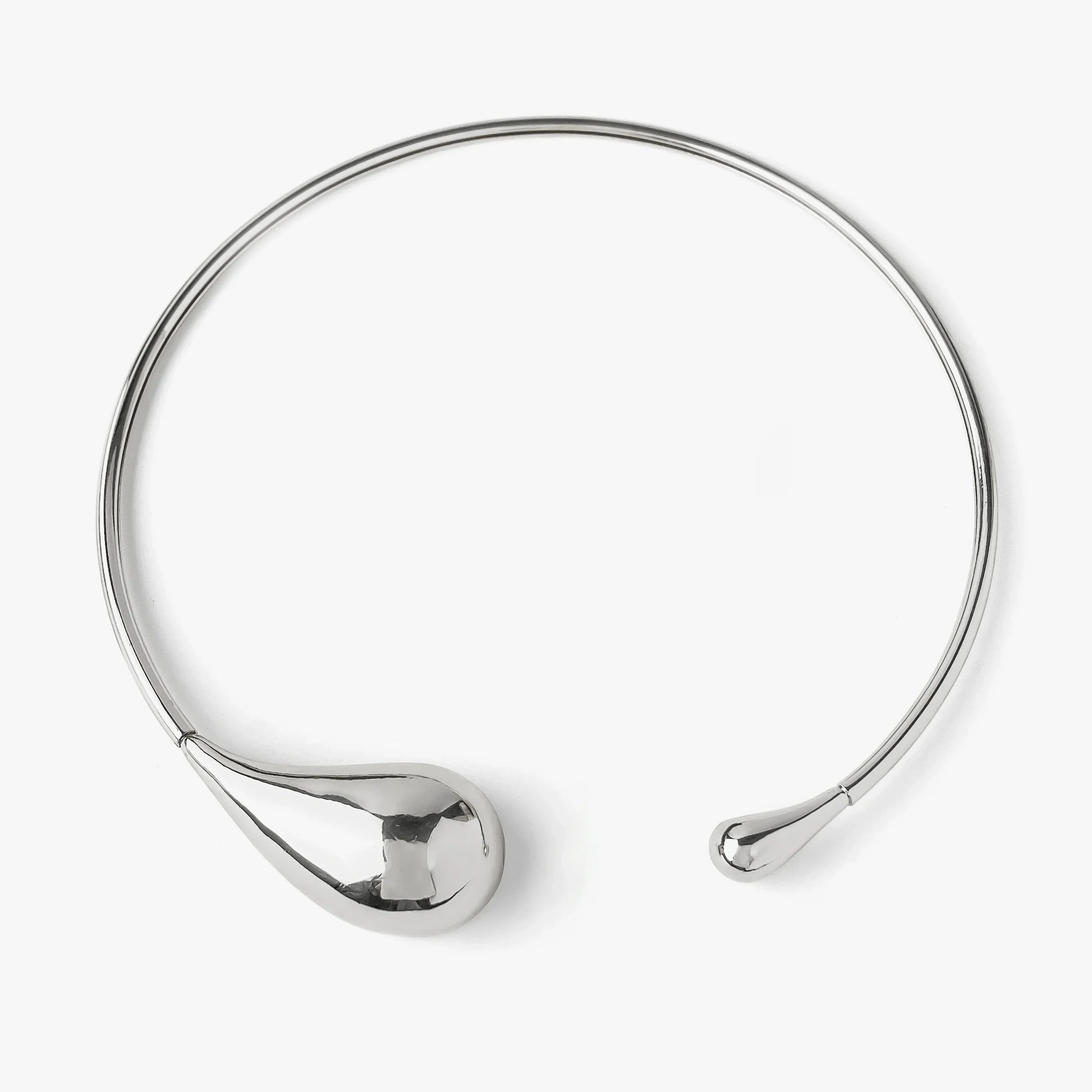 Irregular Chunky Water Drop Open Choker
