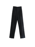 Office Wear Straight Pants - Piña Colada