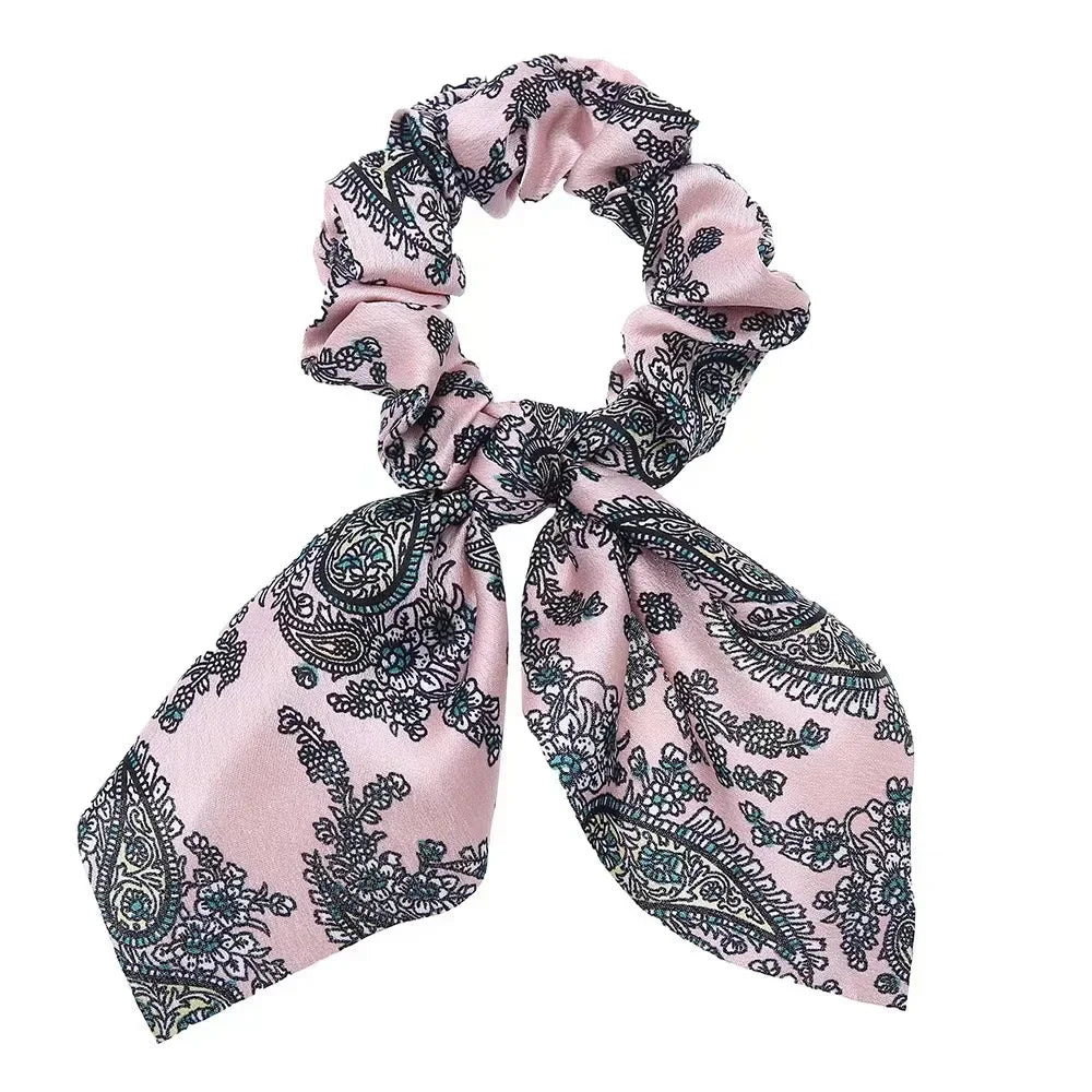Bow Scrunchies - Piña Colada