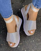Platform Sandals Wedges - Piña Colada