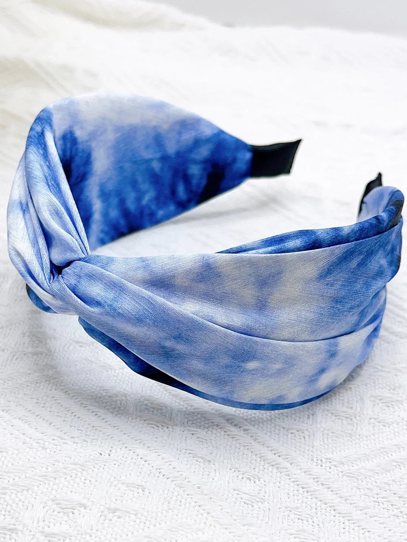 Hairband Wide Side Cross Knot Turban - Piña Colada