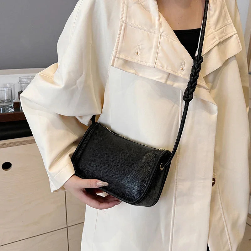 Leather Crossbody Bags - Piña Colada