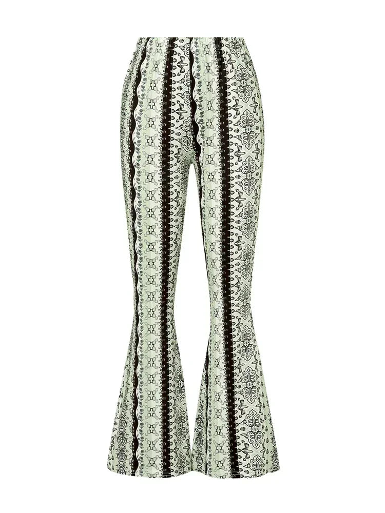 Women Flare Pants Bohemian