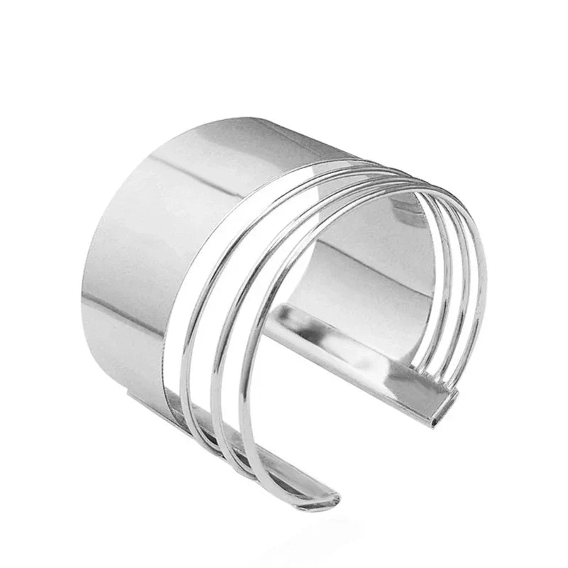 Geometric Cuff Bracelet - Piña Colada