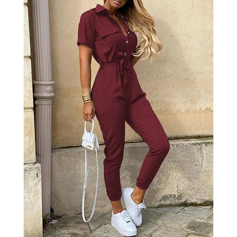 Monochrome Jumpsuit - Piña Colada